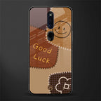 good luck glass case for oppo f11 pro image