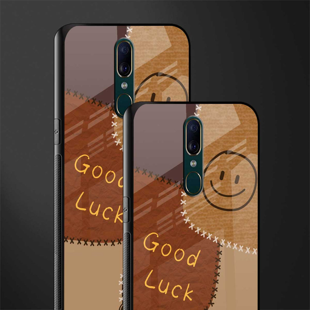 good luck glass case for oppo f11 image-2