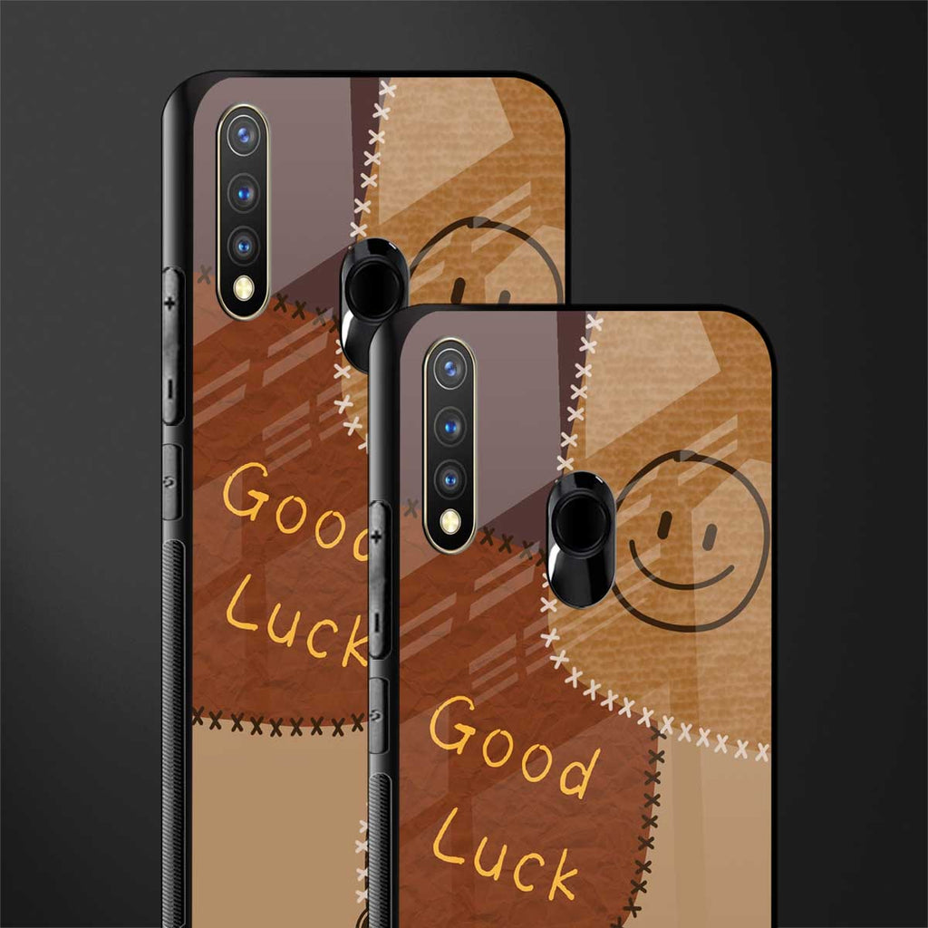 good luck glass case for vivo u20 image-2