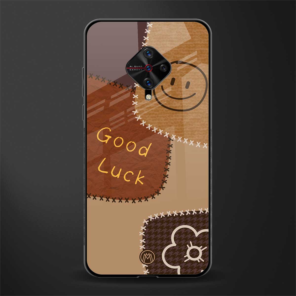 good luck glass case for vivo s1 pro image