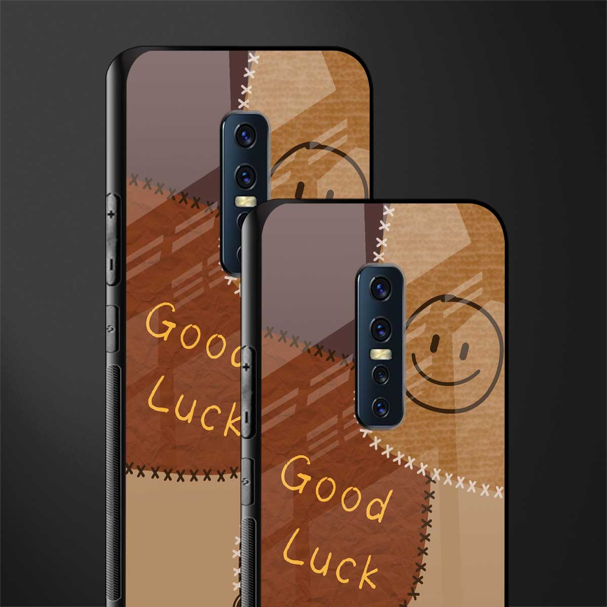 good luck glass case for vivo v17 pro image-2