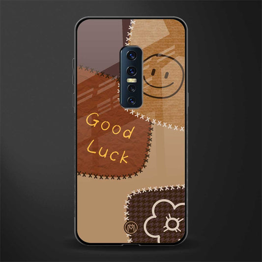 good luck glass case for vivo v17 pro image