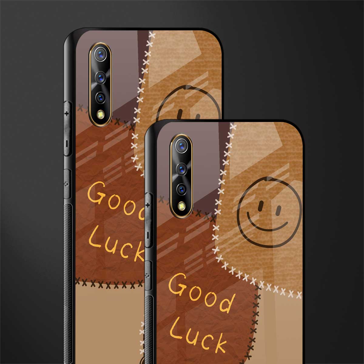 good luck glass case for vivo z1x image-2