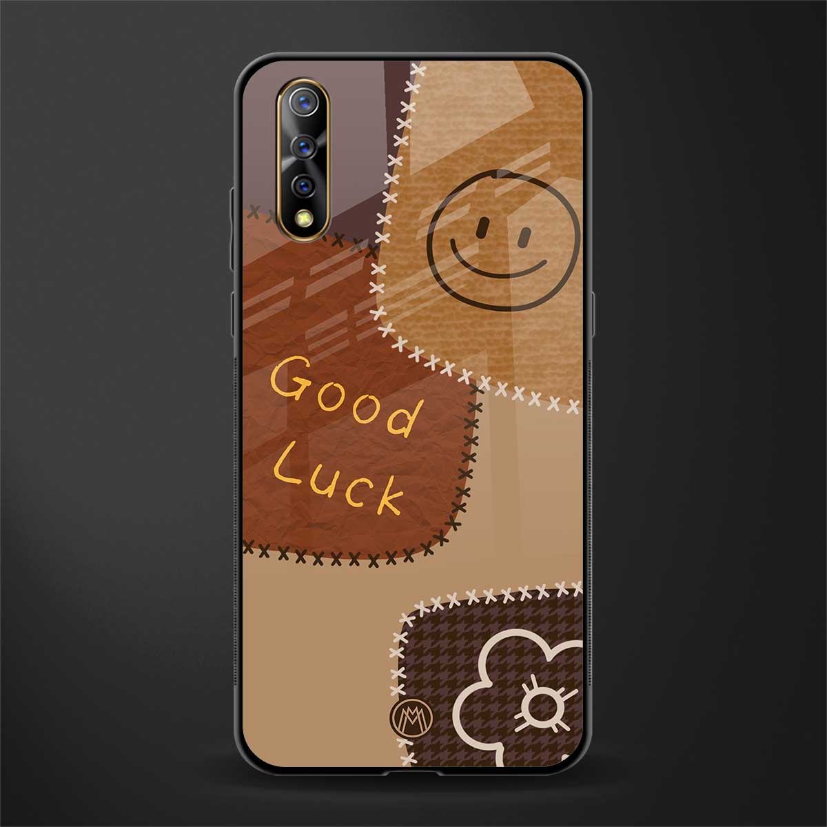 good luck glass case for vivo s1 image