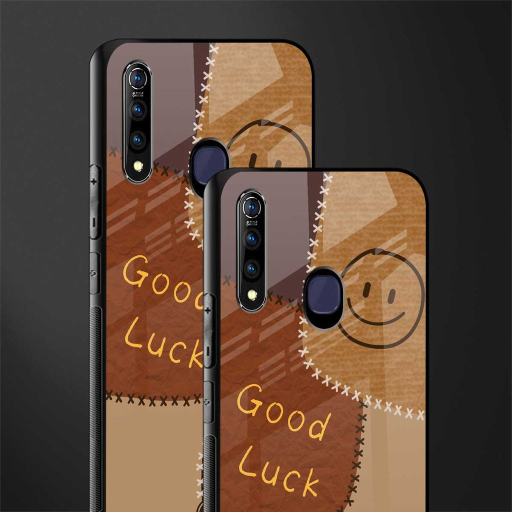 good luck glass case for vivo z1 pro image-2