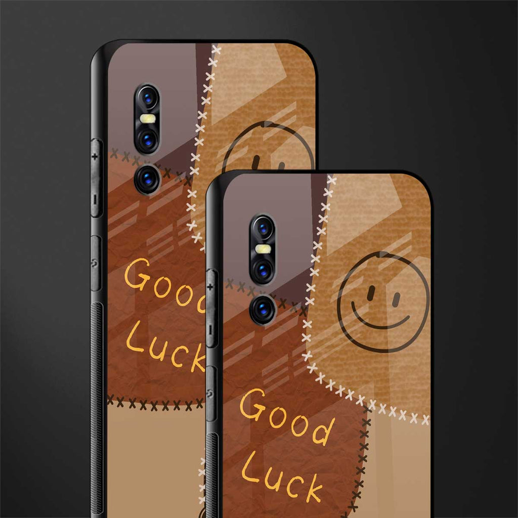 good luck glass case for vivo v15 pro image-2