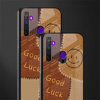 good luck glass case for realme 5 image-2