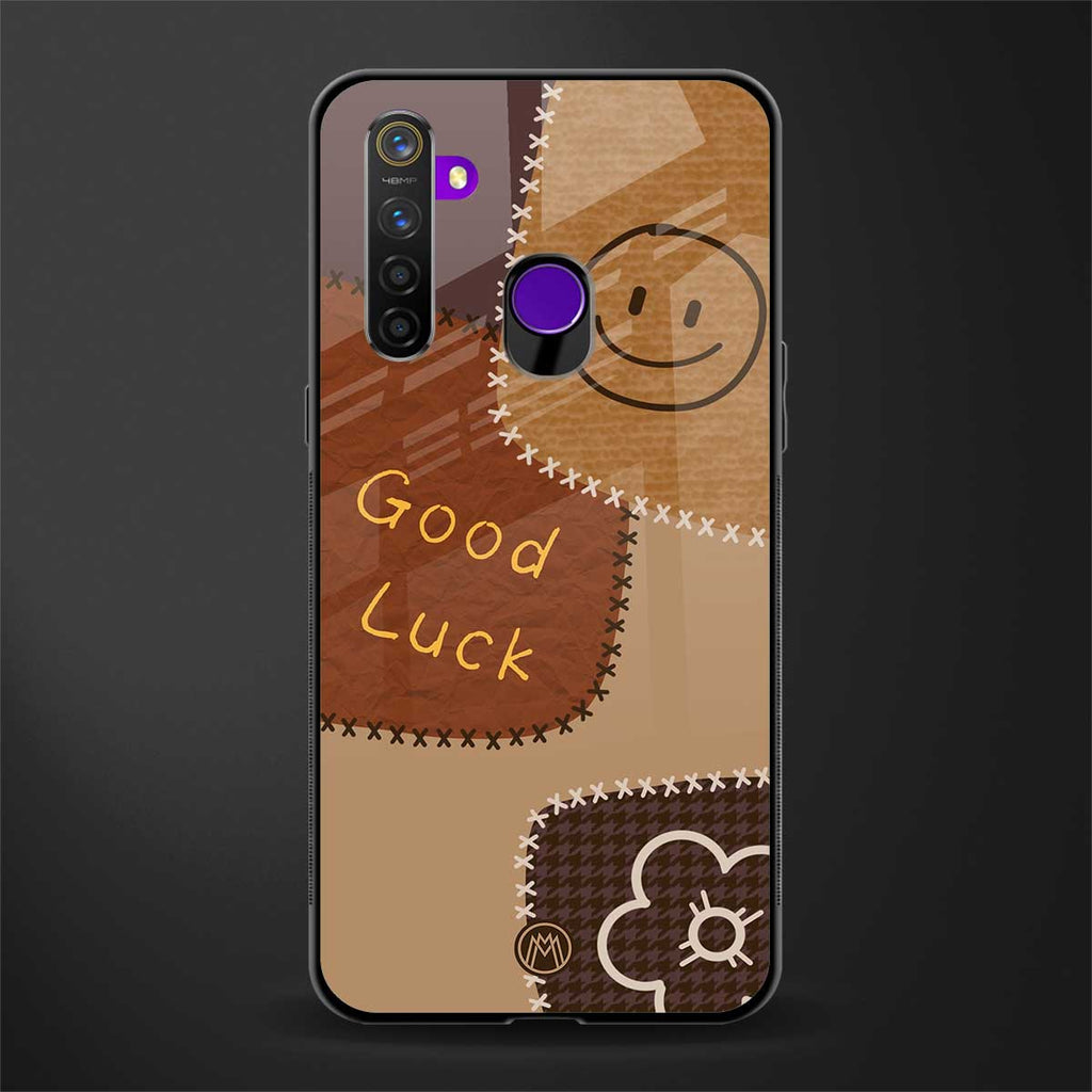 good luck glass case for realme 5i image