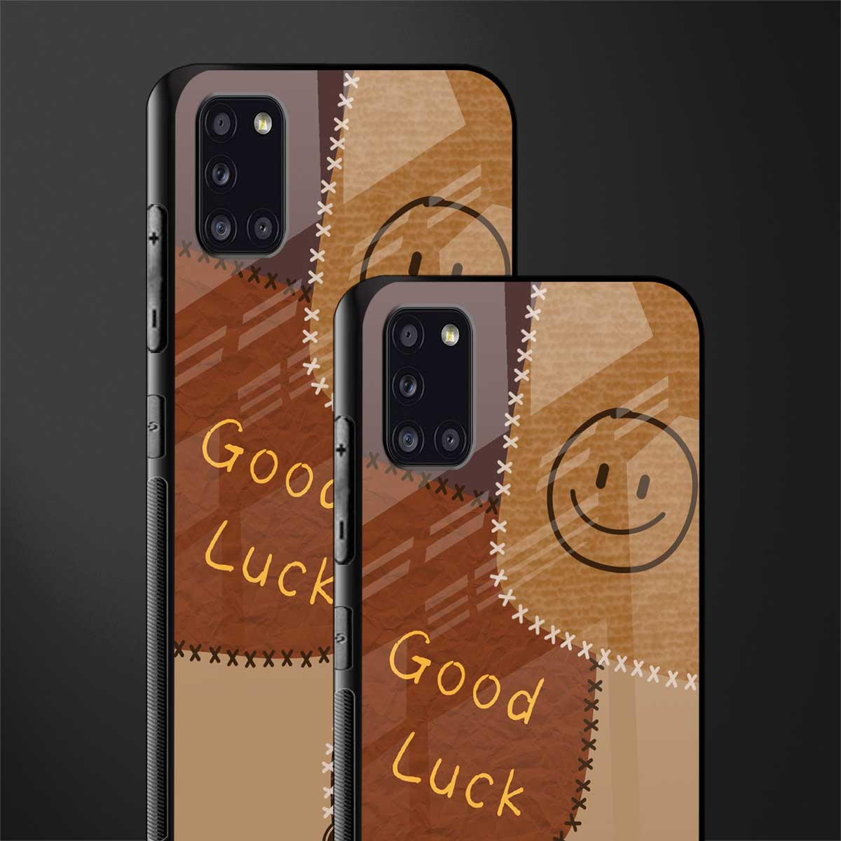 good luck glass case for samsung galaxy a31 image-2