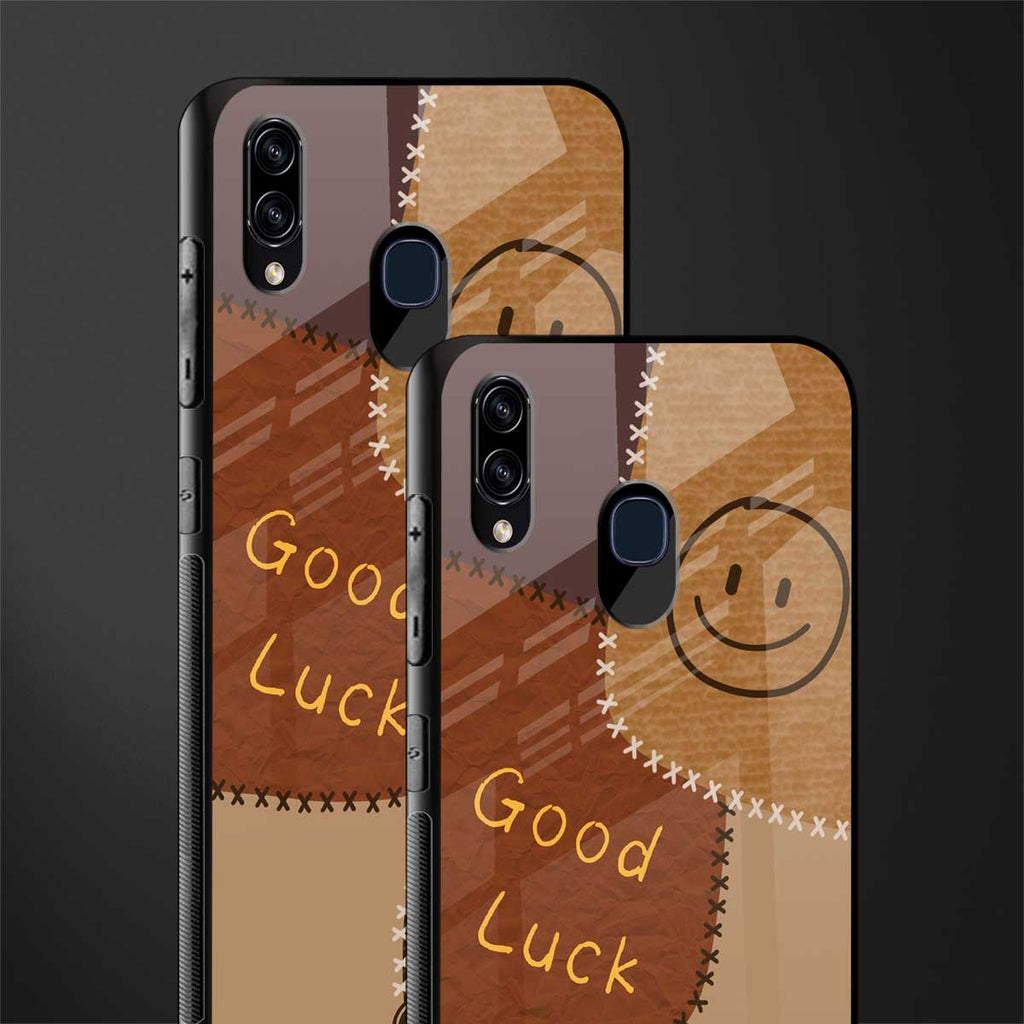 good luck glass case for samsung galaxy m10s image-2