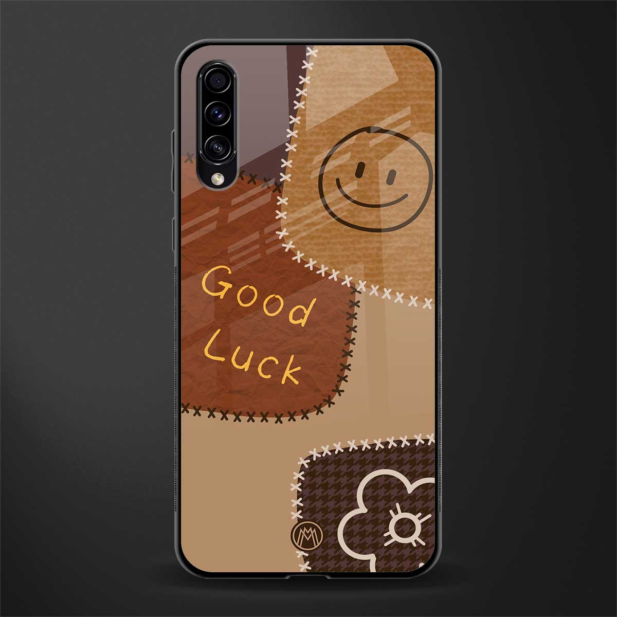 good luck glass case for samsung galaxy a70 image