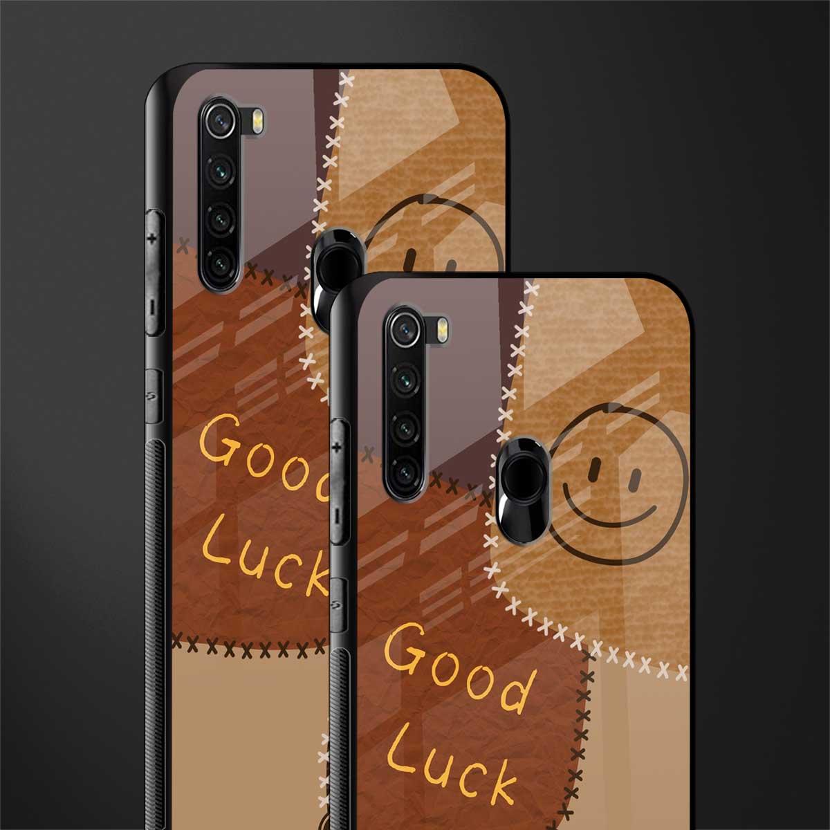 good luck glass case for redmi note 8 image-2