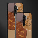 good luck glass case for redmi note 8 pro image-2