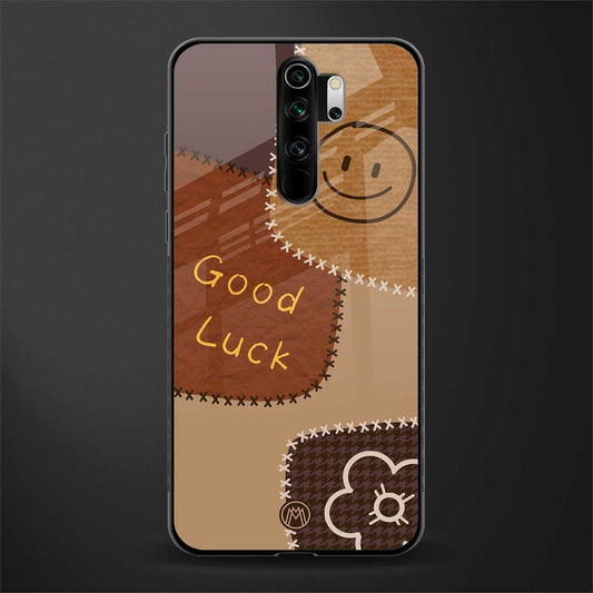 good luck glass case for redmi note 8 pro image