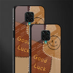 good luck glass case for redmi note 9 pro image-2