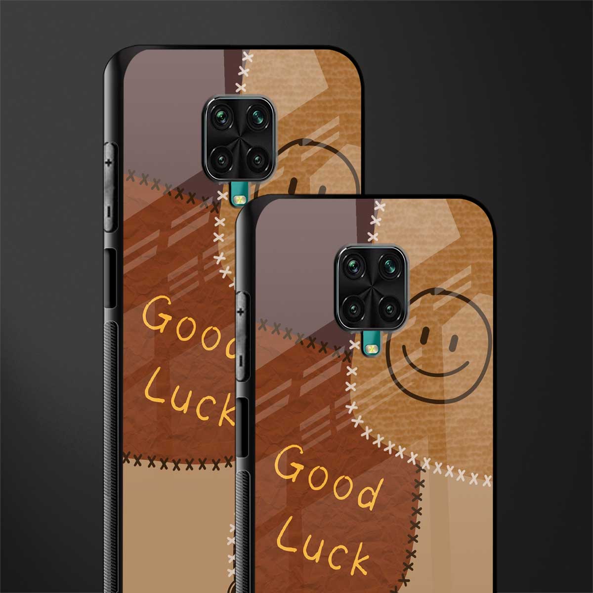 good luck glass case for redmi note 9 pro image-2