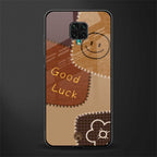good luck glass case for redmi note 9 pro image
