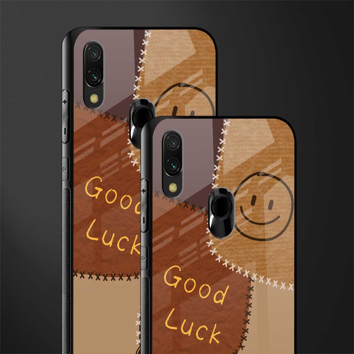 good luck glass case for redmi note 7 pro image-2