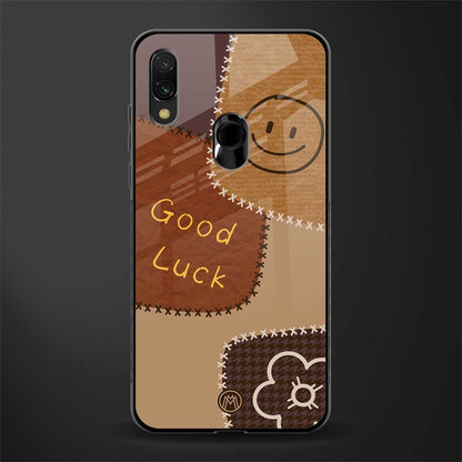 good luck glass case for redmi note 7 pro image