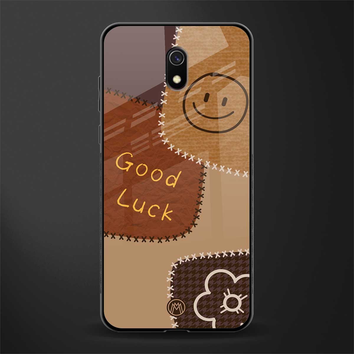 good luck glass case for redmi 8a image