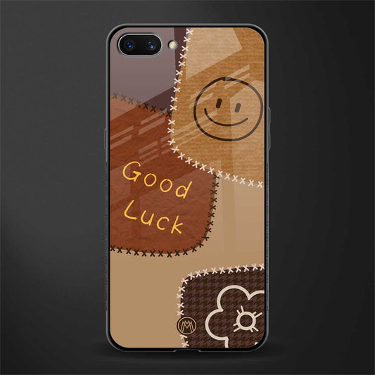 good luck glass case for oppo a3s image