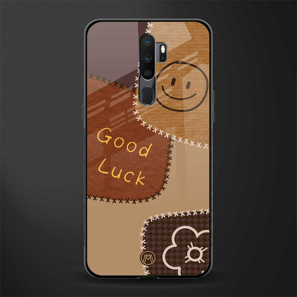 good luck glass case for oppo a5 2020 image
