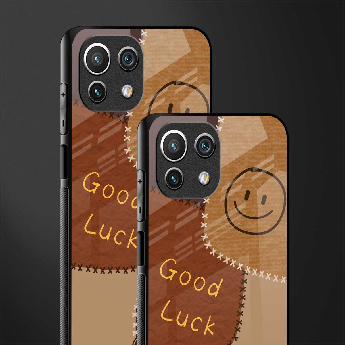 good luck glass case for mi 11 lite image-2