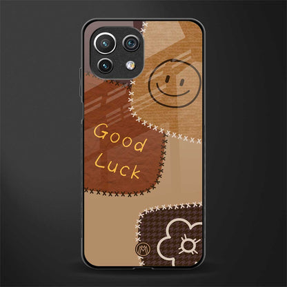 good luck glass case for mi 11 lite image