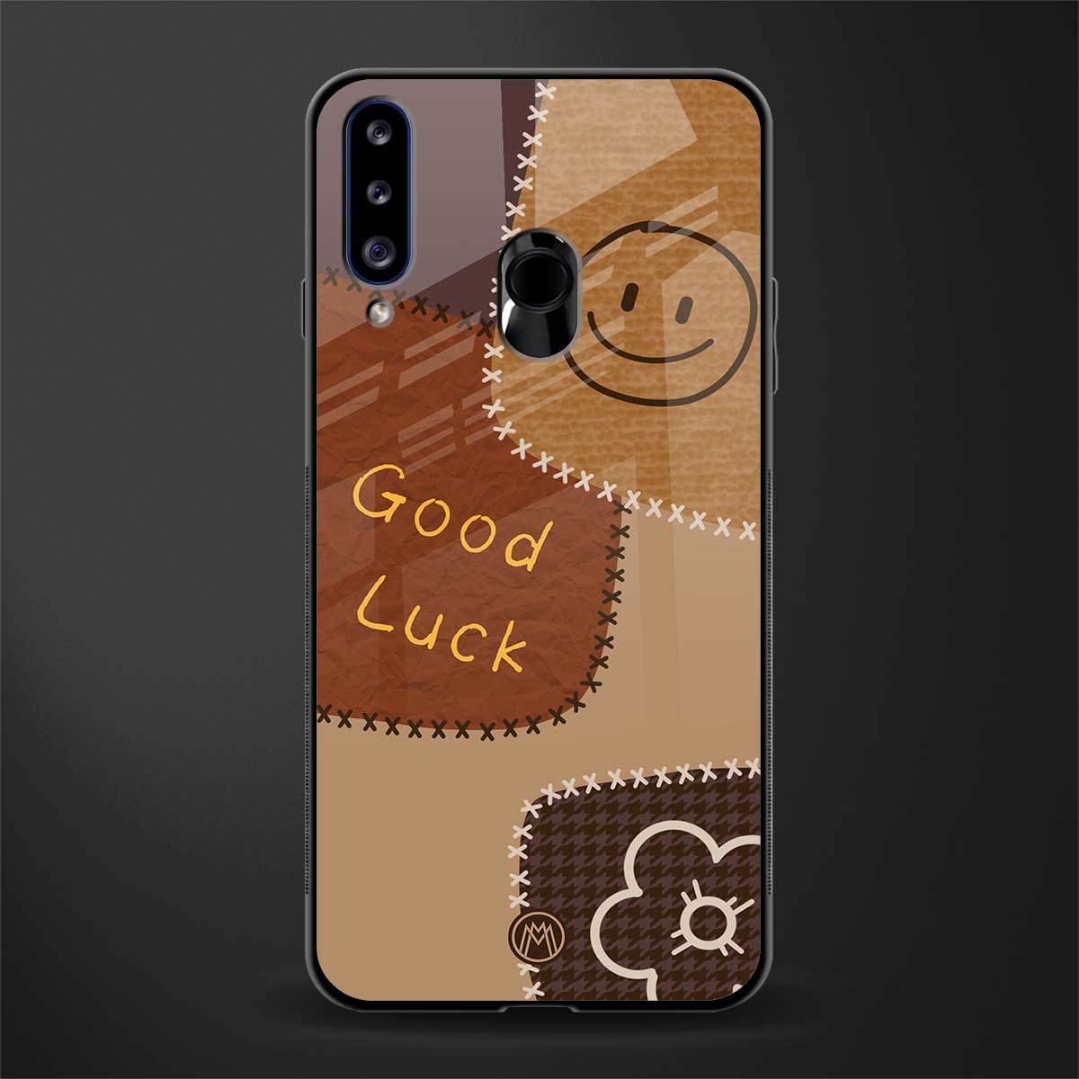 good luck glass case for samsung galaxy a20s image