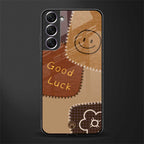 good luck glass case for samsung galaxy s21 fe 5g image