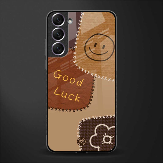 good luck glass case for samsung galaxy s21 plus image