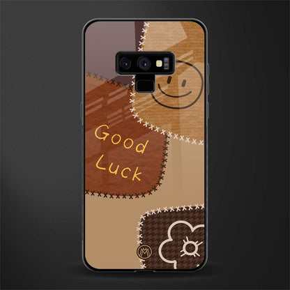 good luck glass case for samsung galaxy note 9 image