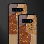 good luck glass case for samsung galaxy s10 image-2