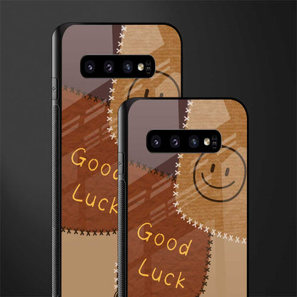 good luck glass case for samsung galaxy s10 plus image-2