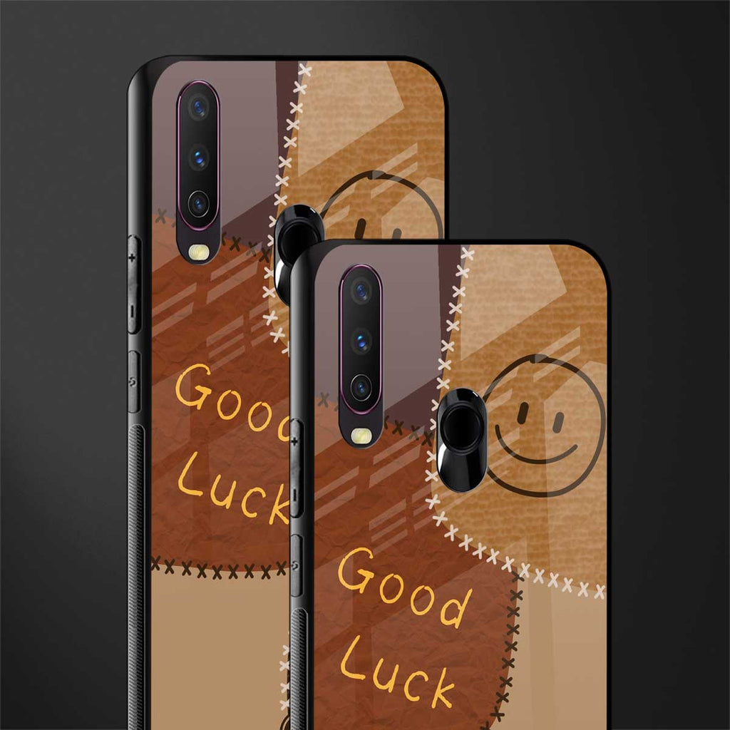 good luck glass case for vivo y17 image-2