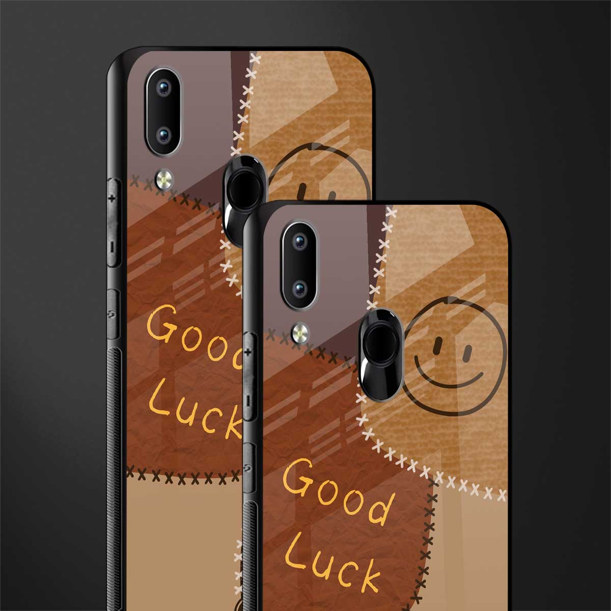 good luck glass case for vivo y91 image-2