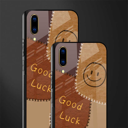 good luck glass case for vivo v11 pro image-2
