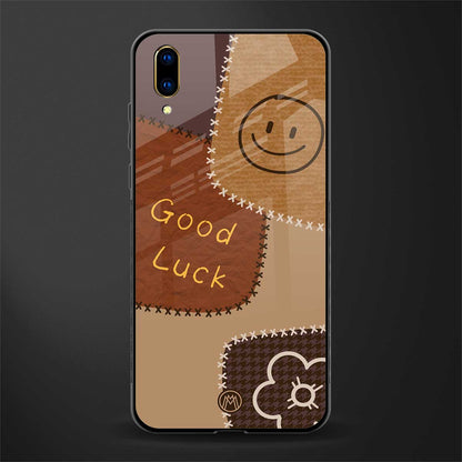 good luck glass case for vivo v11 pro image