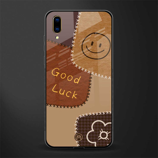 good luck glass case for vivo v11 pro image