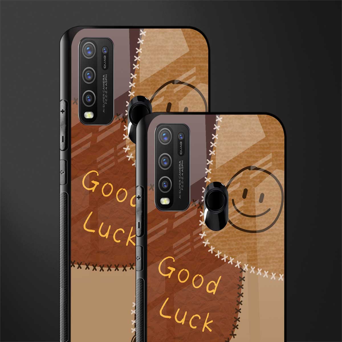 good luck glass case for vivo y50 image-2