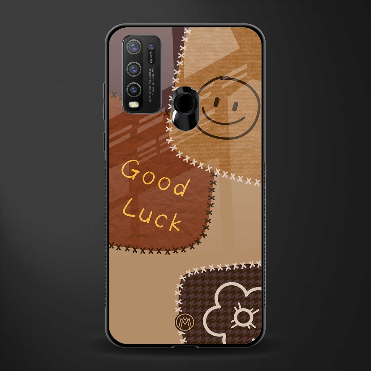 good luck glass case for vivo y30 image
