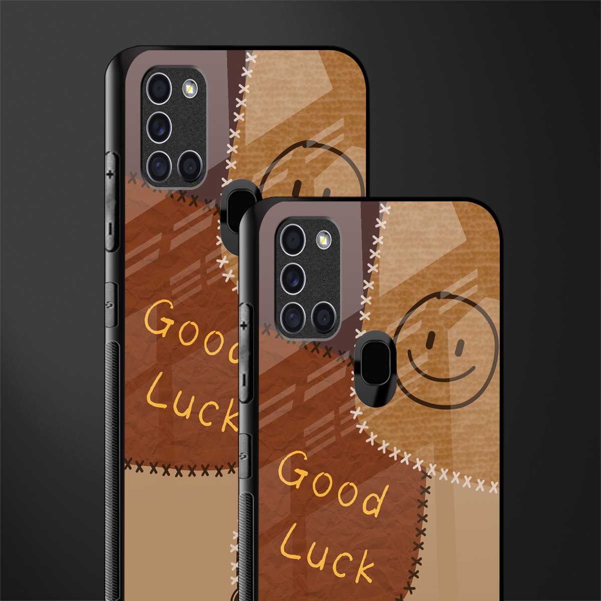 good luck glass case for samsung galaxy a21s image-2