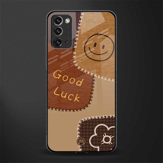 good luck glass case for samsung galaxy note 20 image