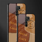 good luck glass case for redmi 9 prime image-2
