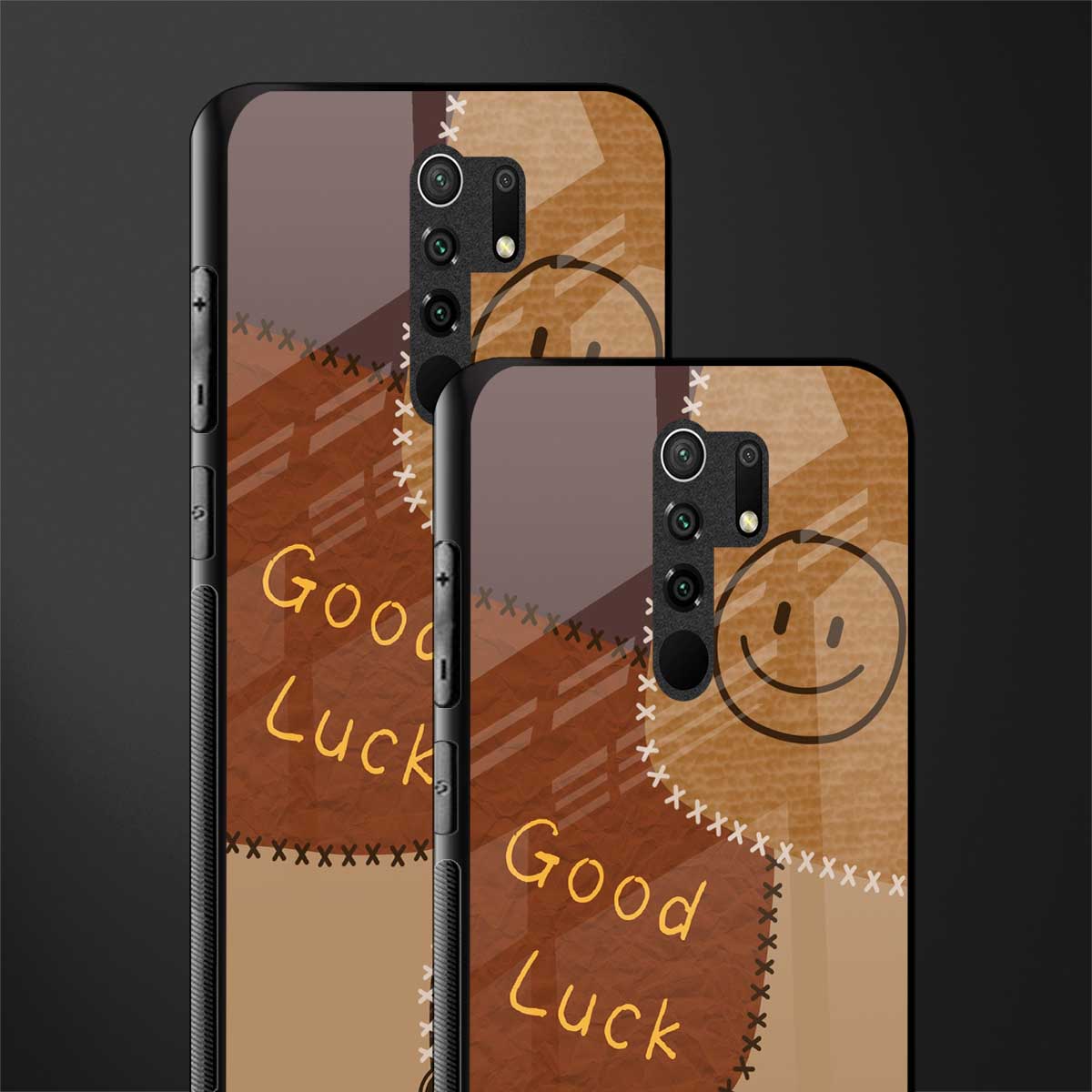 good luck glass case for redmi 9 prime image-2
