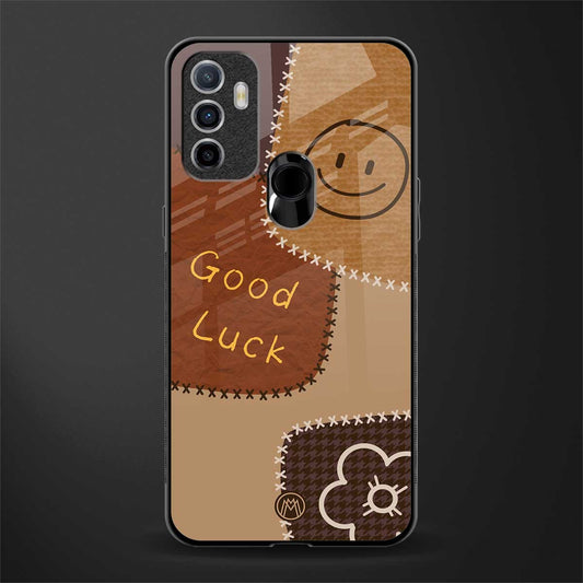 good luck glass case for oppo a53 image