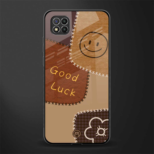 good luck glass case for poco c3 image