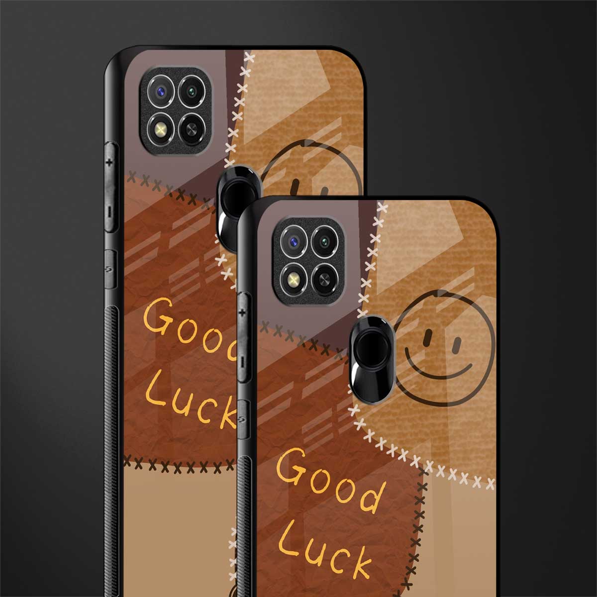 good luck glass case for redmi 9c image-2