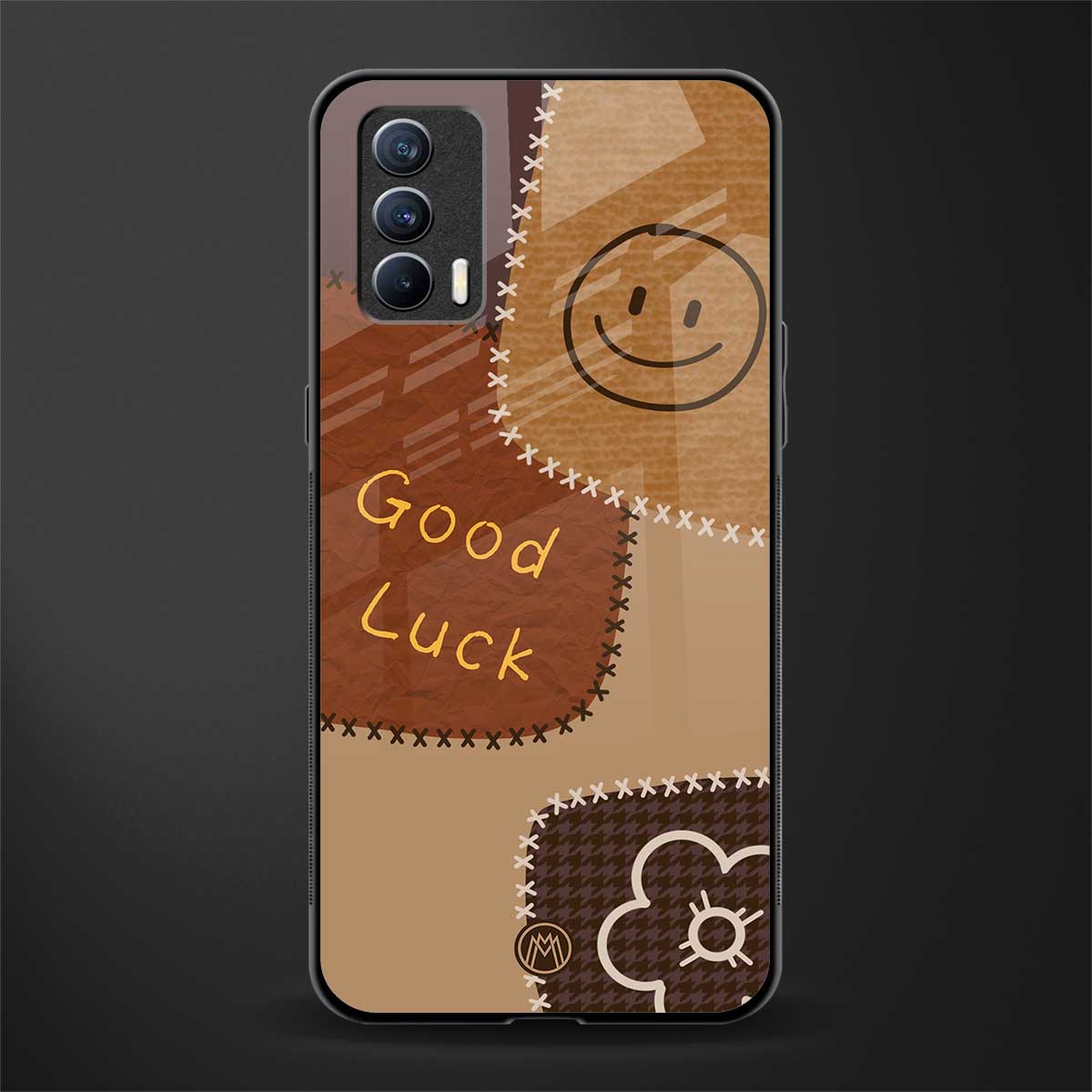 good luck glass case for realme x7 image