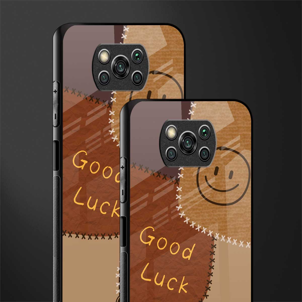 good luck glass case for poco x3 image-2